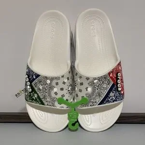 CROCS | Shoes | Classic Crocs Bandana Unisex Slidessize 12  display picture 1
